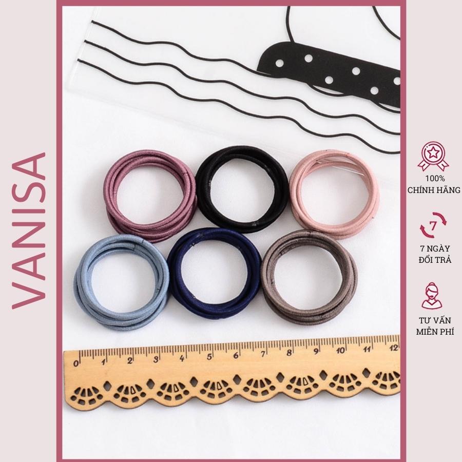 Chun buộc tóc nữ combo 100 cái VANISA DT01