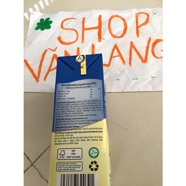 ( Vinamilk) sữa đặc ngôi sao phương nam màu xanh dương 1,284g, creamer đặc có đường