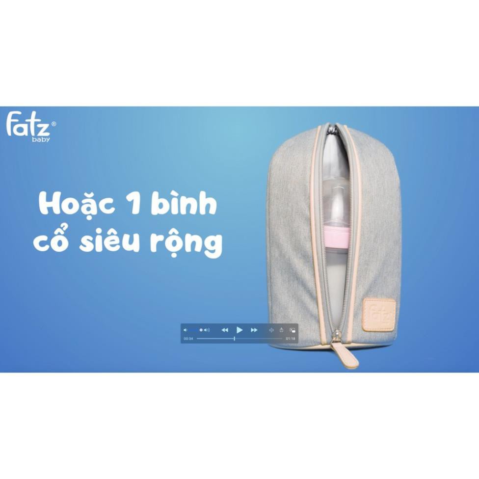 Túi giữ nhiệt bình sữa Fatz Baby THERMO 2 FB2016SL