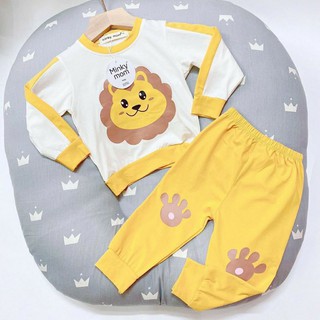 🍭Bộ Minky mom🍭 cotton lạnh dày dặn co giãn 8 chiều cho bé 8-20kg