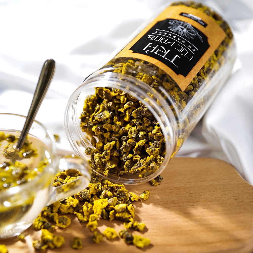 Trà Hoa Cúc Vàng Sấy lạnh Nguyên Bông DK Harvest - 25g/50g - tác dụng chống mất ngủ