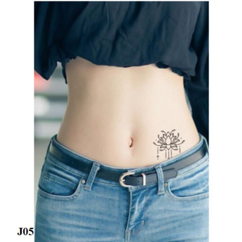 Hình xăm style boho jh05. Xăm dán tatoo mini tạm thời, size &lt;10x6cm