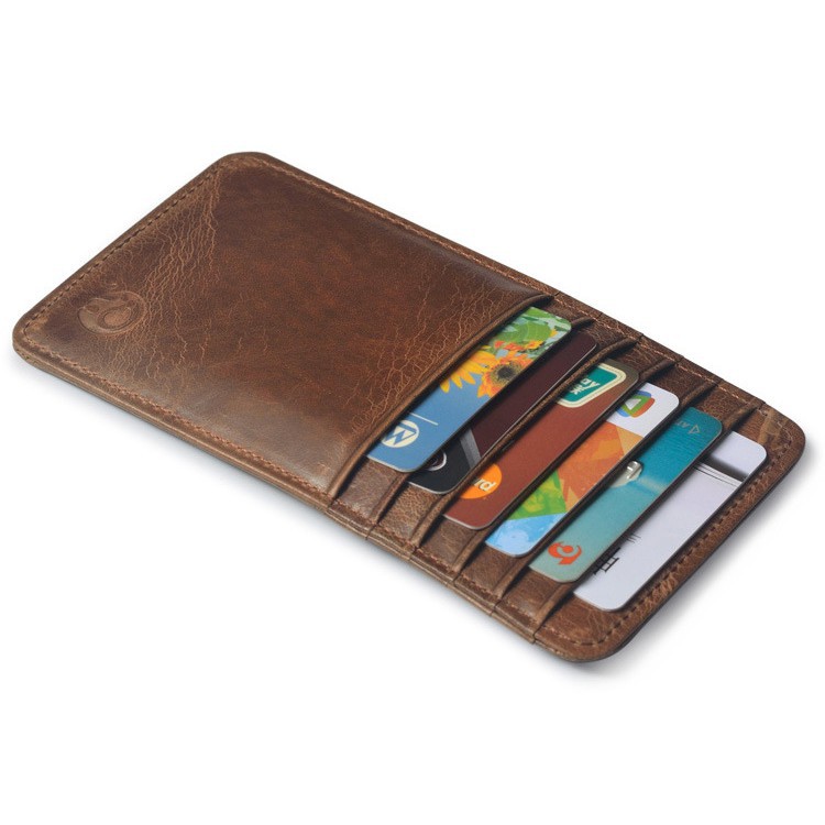 Ví Da Thật Đựng Namecard 12 ngăn