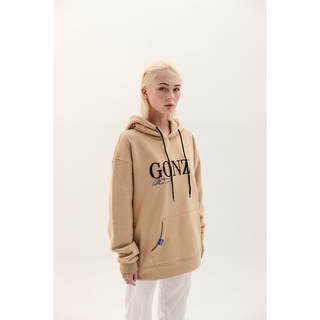 áo hoodie nỉ form rộng phong cách thu đông - hoodies 01 - màu kem