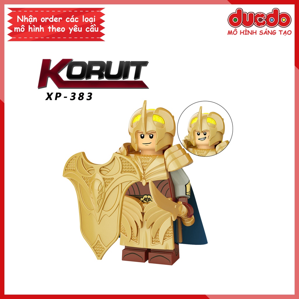 Minifigures nhân vật chiến binh phim Chúa Tể Những Chiếc Nhẫn - Đồ chơi Lắp ghép Xếp hình Mô hình Mini KORUIT KT1050