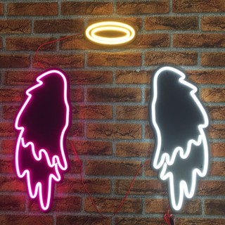 Đèn led neon đôi cánh
