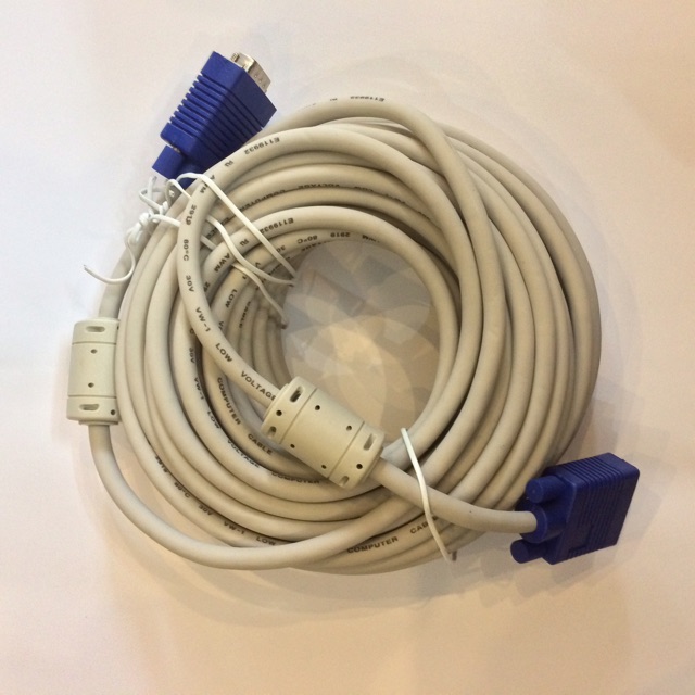 Dây VGA 15m Trắng (hàng Zin).