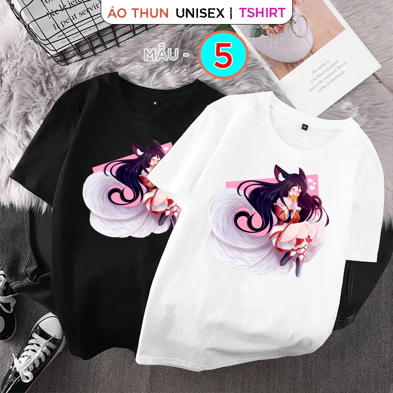 Áo thun Liên Minh Huyền Thoại - Áo thun Unisex tay ngắn chất liệu cotton vải dảy mịn