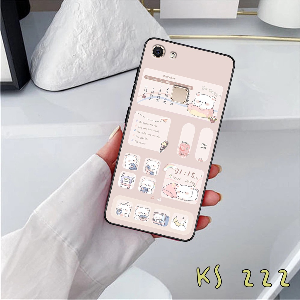 Ốp lưng Vivo V9 - Vivo Y85 - Ốp in hình thỏ con dễ thương