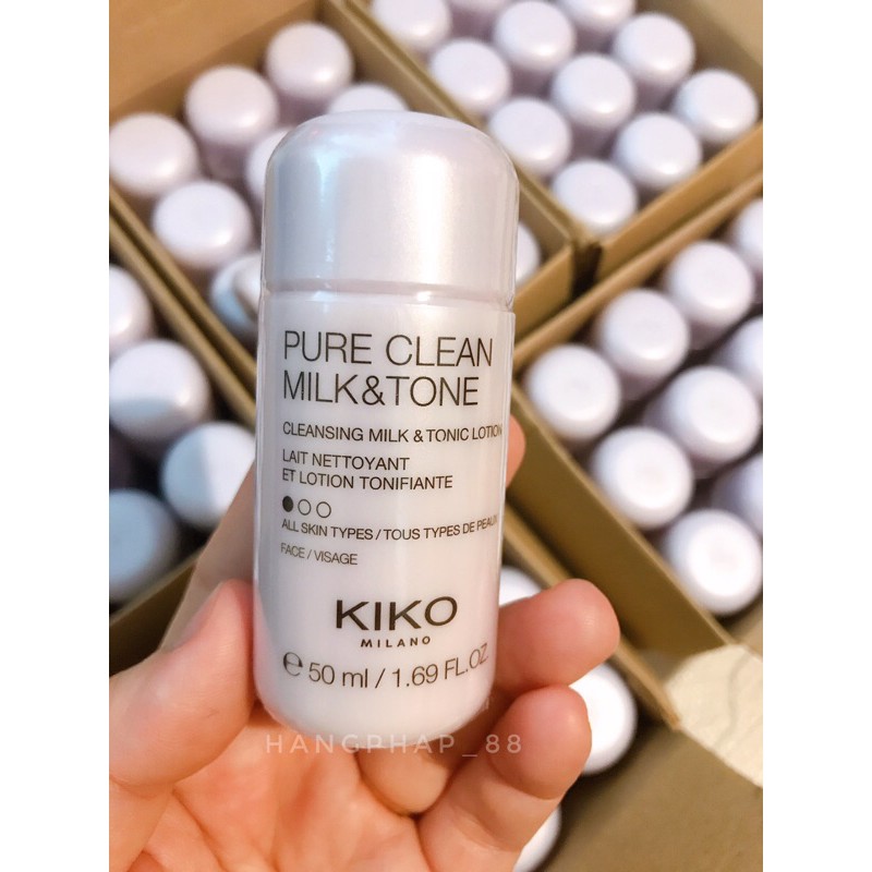 Sữa rửa mặt tẩy trang kiêm Toner dưỡng da Kiko 50ml