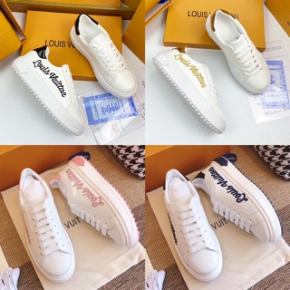 Giày thể thao lv gót pha màu spsl fullbox bill túi giấy