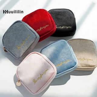 1 Túi Nhung Mini Đựng Đồ Trang Điểm Tiện Dụng