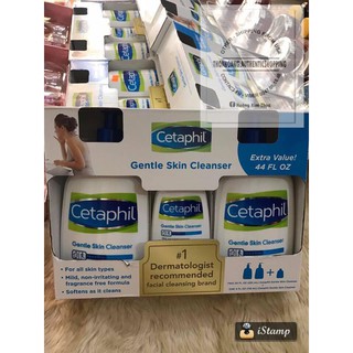Sữa rửa mặt cetaphil nguyên bộ 3 chai của canada