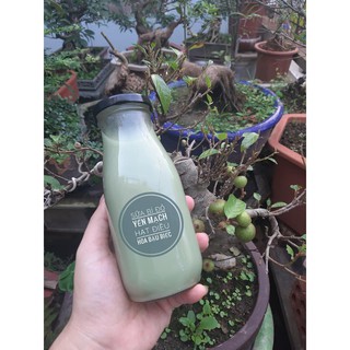 [COMBO 5 CHAI] Chai Thủy Tinh Nắp Thiếc Đựng Sữa, Nước Hoa Quả  size 250ml An Toàn, Vệ Sinh Khi Đựng Sữa