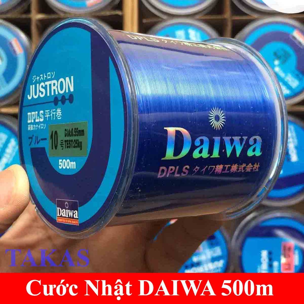 cước câu cá tàng hình 500m Daiwa siêu bền-cước câu cá 500m Nhật Bản