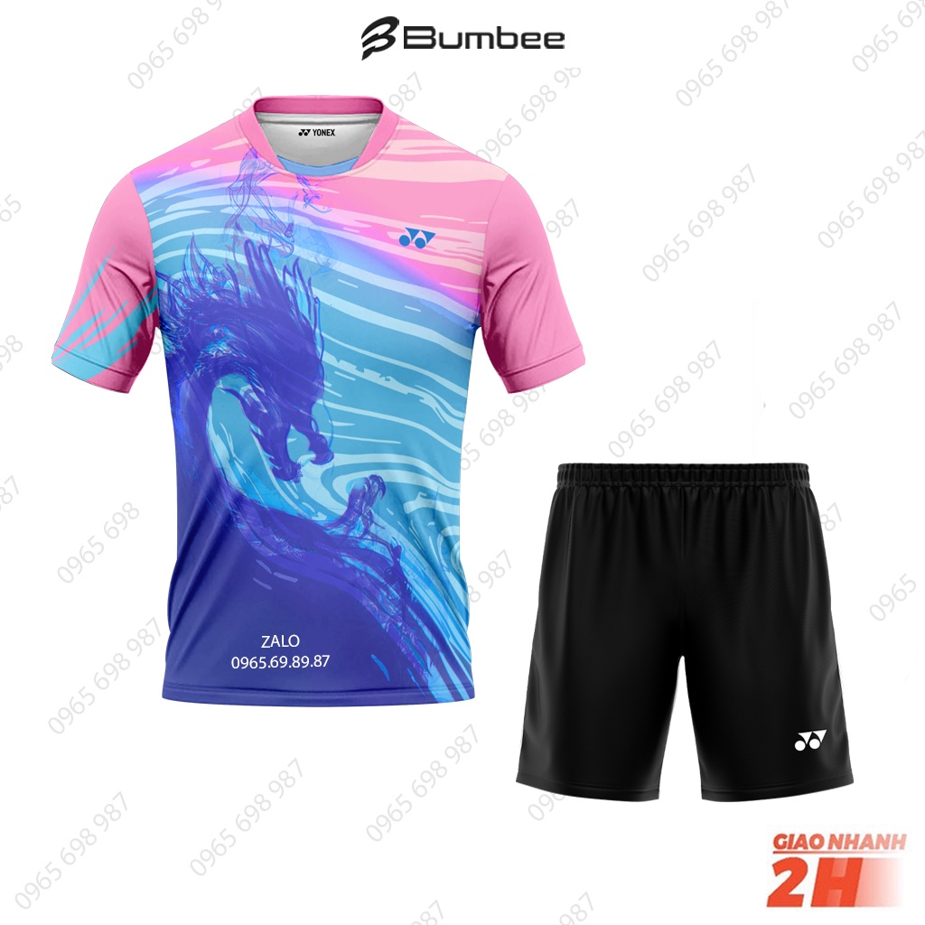 Quần áo cầu lông mới nhất 2022 chất liệu thấm hút mồ hôi co giãn 4 chiều