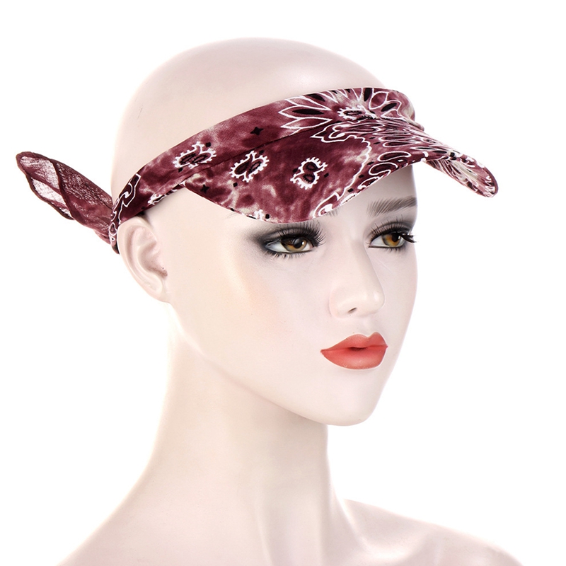 Nón Turban Bằng Vải Lụa Họa Tiết Da Báo M56-58Cm