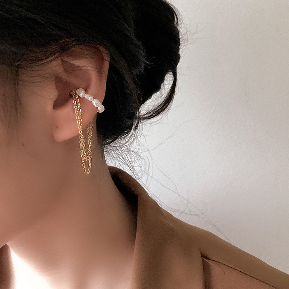 Khuyên kẹp vành tai bằng nam châm không cần xỏ lỗ thiết kế nhiều kiểu dáng thời trang cho nữ