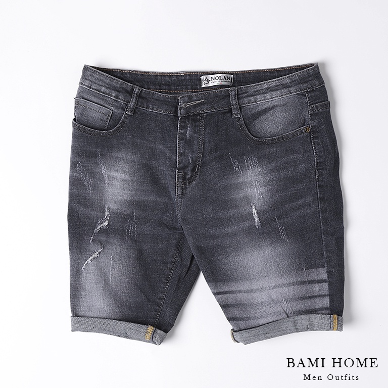 Quần short jean basic BAMI HOME form slim, màu đơn giản, dễ phối đồ QJCT1- 02