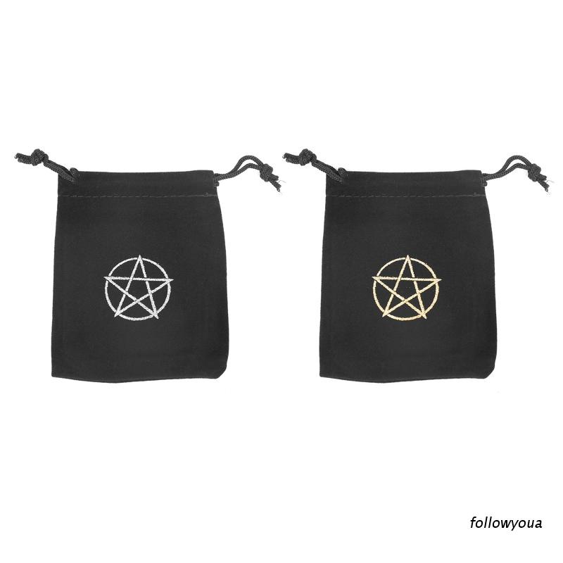 Túi Dây Rút Đựng Thẻ Bài Tarot Chất Nhung Nhỏ Gọn Tiện Dụng
