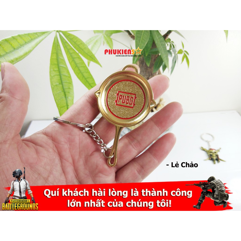 Combo 6 món Móc khóa Pubg cực chất - Chất liệu kim loại - sơn tĩnh điện cực bền