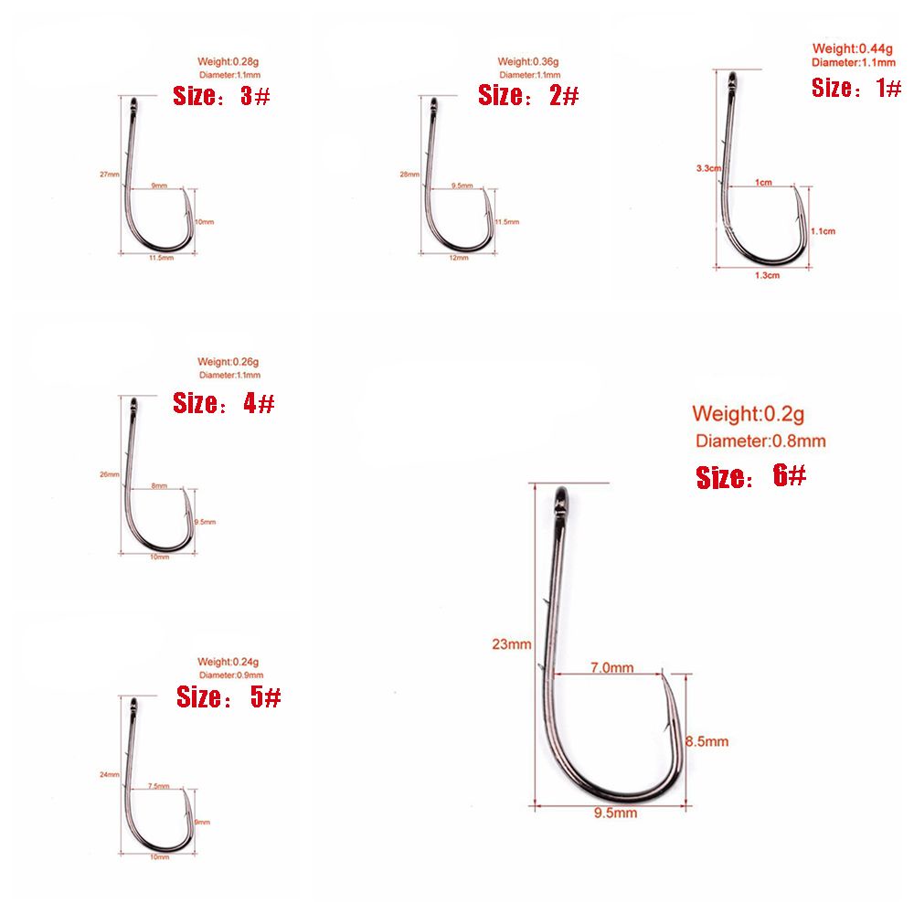 Bộ 100 Giá Đỡ Móc Câu Cá Bằng Thép Carbon Chất Lượng Cao