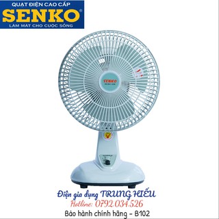 Giá siêu hấp dẫn - QUẠT BÀN MINI SENKO B102 - Giao màu ngẫu nhiên