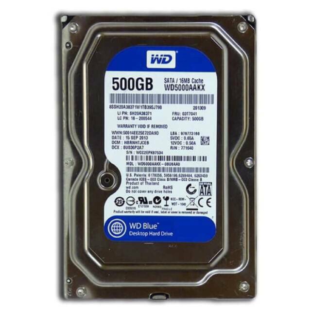 Ổ Cứng Wd Blue 500gb 7200rpm Hdd Cctv 3.5 Sata