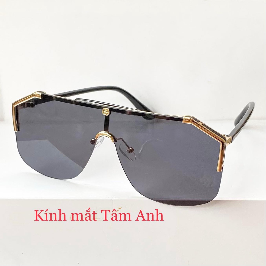 Kính mát thời trang nam nữ   mắt vuông chống UV400 chống bụi đi đường màu sắc thời trang