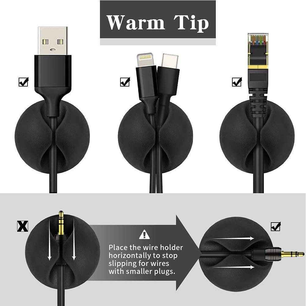Kẹp Cố Định Dây Cáp/Máy Tính Để Bàn J4O0
