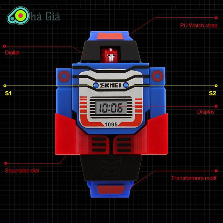 Đồng Hồ Trẻ Em Siêu Nhân SKMEI 1095 | BigBuy360 - bigbuy360.vn