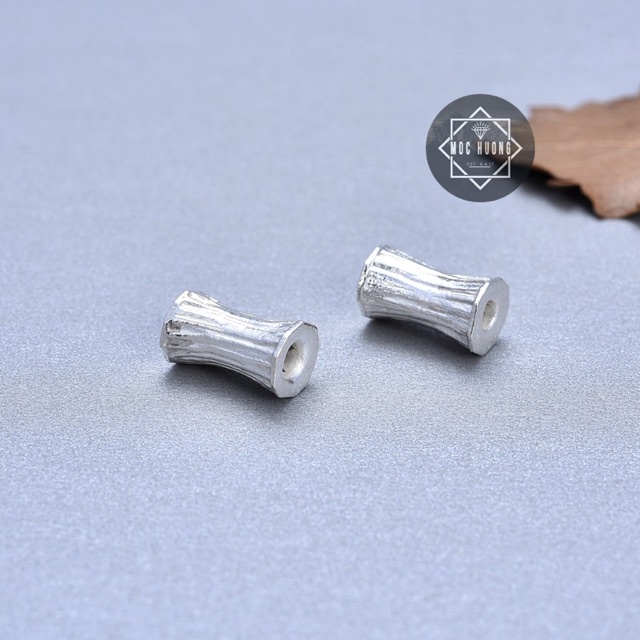 [FREE SHIP] Charm ống trụ bạc cao cấp - Hàng bạc siêu đẹp loại 1 PH865