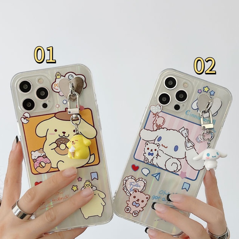 Ốp điện thoại TPU mềm trong suốt họa tiết Cinnamon thích hợp cho Iphone 12 Mini 11 Pro Xs Max X Xs Xr 7 8 Plus