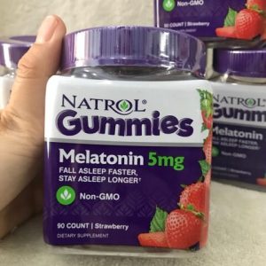 Natrol Sleep Gummies vị dâu mẫu mới
