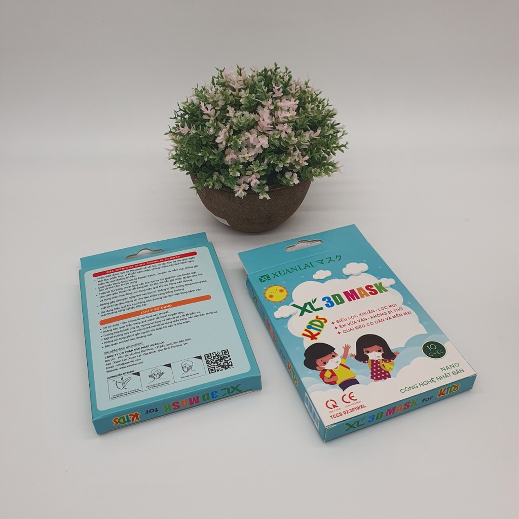Khẩu trang 3D trẻ em XL kids mask ( Xuân Lai ) | BigBuy360 - bigbuy360.vn