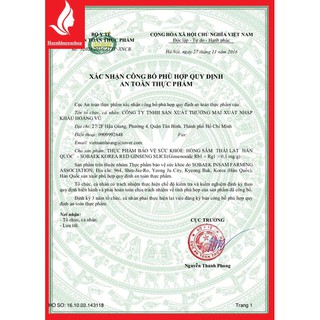 Cao Hồng Sâm Sobaek Korea