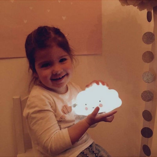 GF Đèn Ngủ Mini Hình Đám Mây Sáng Tạo Trang Trí Nội Thất