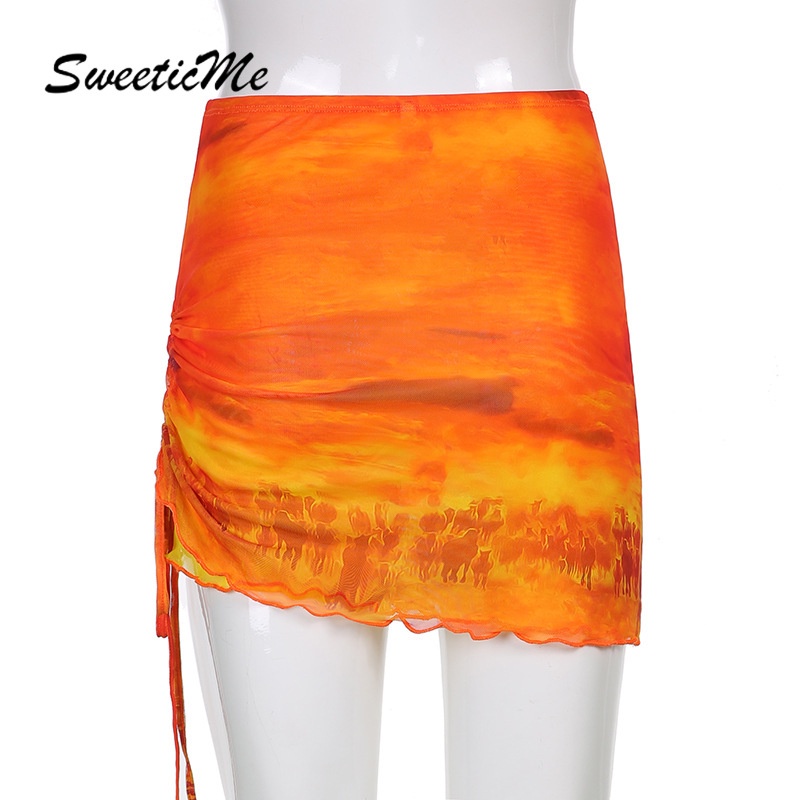 Chân Váy Lưới Gợn Sóng Hai Lớp Sweeticme 2021 | BigBuy360 - bigbuy360.vn