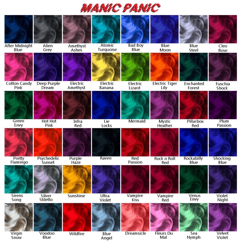 Thuốc nhuộm tóc tạm thời Manic Panic CLASSIC HIGH VOLTAGE® HAIR COLOR