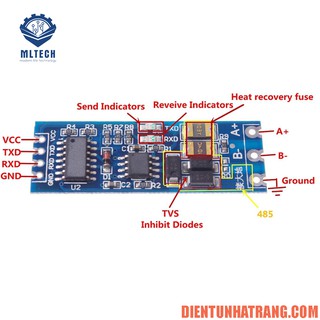 Module UART/TLL to RS485 v2