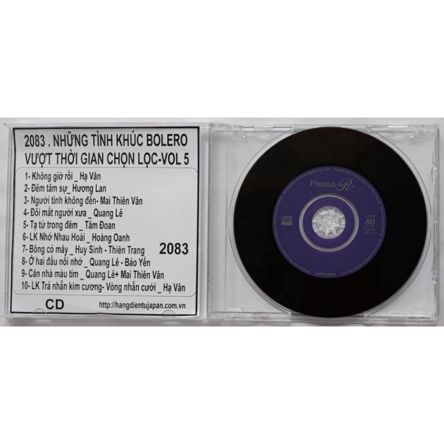 Bộ  4 CD Bolero Tình khúc vượt thời gian ( 2083 - 2086 )