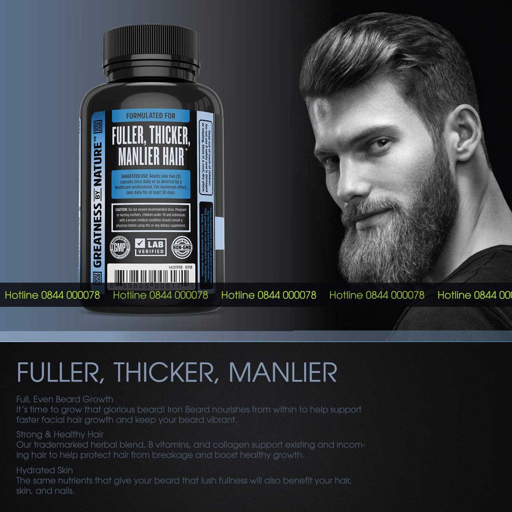 Iron Beard Vitamin dành cho râu