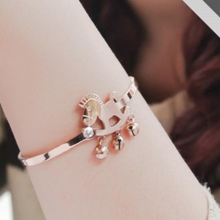 Vòng Tay Nữ Hình Ngựa Lục Lạc Titan Không Đen TT 1146