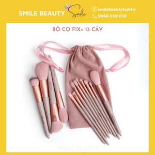 Bộ cọ fix+ 13 cây màu hồng