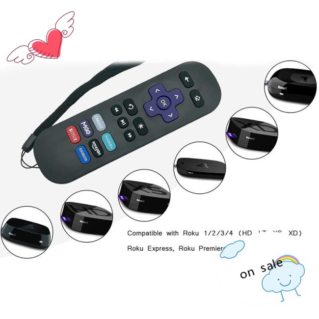 Bộ Điều Khiển Từ Xa Thay Thế Cho Roku 1 / Roku 2 / Roku 3 / Roku 4