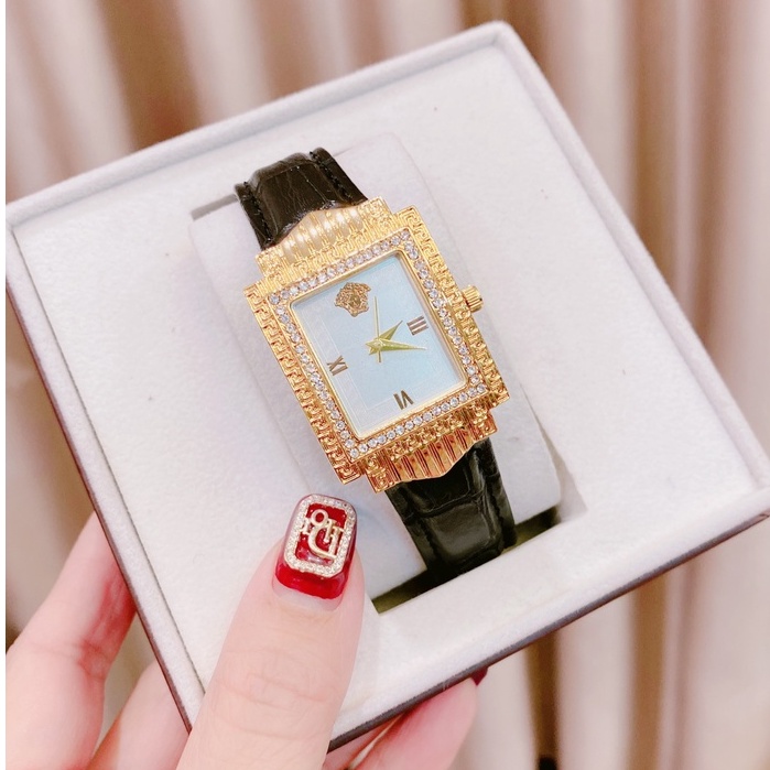Đồng hồ nữ đeo tay đẹp versace dây da cao cấp thời trang chống nước bảo hành 12 tháng -DHN10 Dongho.versace | BigBuy360 - bigbuy360.vn
