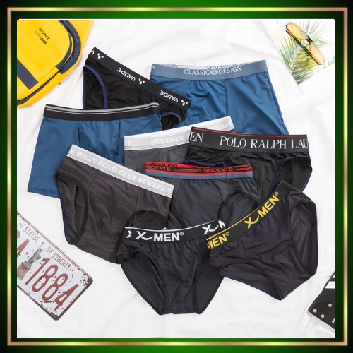 Quần lót nam 🔥SALE🔥 sịp tam giác chéo đùi cotton thun lạnh cao cấp đẹp thoáng mát unisex_Bobshop1999 QL004