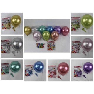 Set 5 bóng siêu nhũ chrome