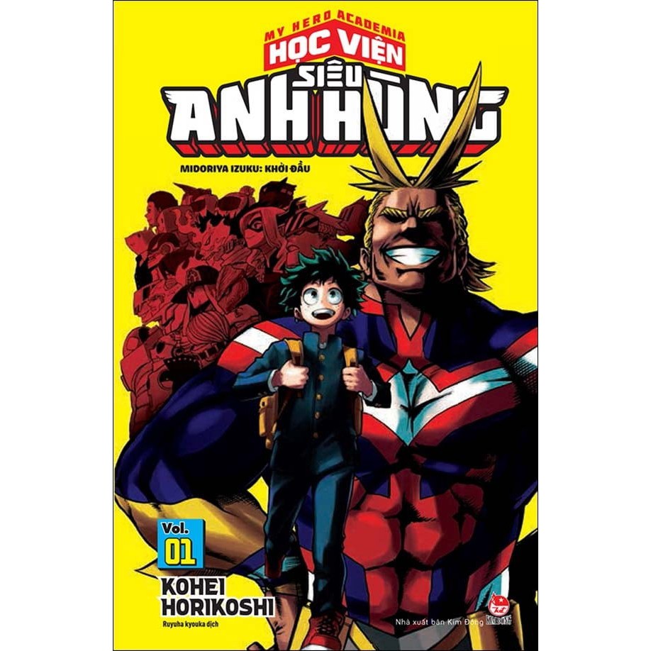 Sách - My Hero Academia - Học Viện Siêu Anh Hùng - Tập 1 | BigBuy360 - bigbuy360.vn
