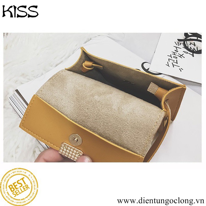 Ví Nữ Cầm Tay Mini KISS Style Hàn Quốc